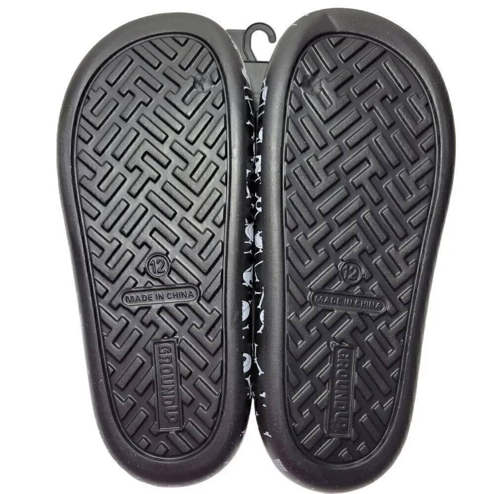 Disney‎ Nightmare Before Christmas Slides Mens 12 Sandal Shoes Jack Skellington